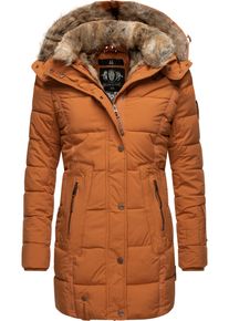 Marikoo Damen Wintermantel "Lieblings Jacke", braun, casual, Gr. S, Oberstoff: 100% Polyester, Futter: 100% Polyester, Wattierung: 100% Polyester,