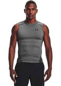 Under Armour Herren Trainingstop "UA HG ARMOUR COMP SL", grau, sportlich, Gr. M, Obermaterial: 84% Polyester, 16% Elasthan, Tops