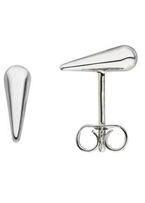 Jobo Damen Paar Ohrstecker "Tropfen", Silber 925 (Sterlingsilber), silber, Silber 925 (Sterlingsilber), Ohrringe, 925 Silber 9,8 mm