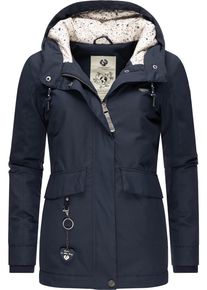 Ragwear Damen Winterjacke "Jazmin Remake II Intl.", blau, casual, Gr. XS, Obermaterial: 100% Polyester, Futter: 100% Polyester (recycelt),