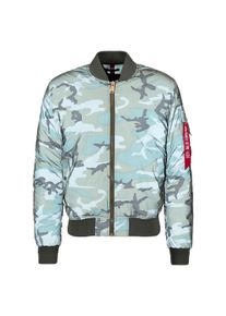 Herren Bomberjacke "Alpha Industries Men - Bomber Jackets MA-1 VF 59 Refl. Camo", bunt, Gr. S, Alpha Industries, Obermaterial: 100% Polyester,