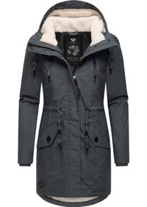 Ragwear Damen Wintermantel "Elsie", grau, casual, Gr. M, Außenmaterial: 65% Polyester, 35% Baumwolle, Innenfutter: 100% Polyester, Wattierung: 100%