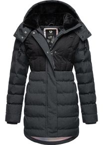 Ragwear Damen Winterjacke "Ashanta Block", grau, modisch, Gr. M, Außenmaterial: 100% Polyester, Innenfutter: 100% Polyester, Wattierung: 100%