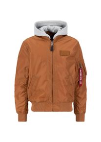Herren Bomberjacke "Alpha Industries Men - Bomber Jackets MA-1 TT Two Tone Hood", braun, Gr. S, Alpha Industries, Obermaterial: 100% Nylon, Futter: