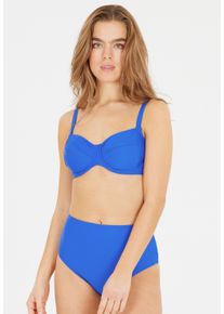 CRUZ Damen Triangel-Bikini-Top "Stephania", blau, casual, Gr. 80, unifarben, 80% Polyamid, 20% Elasthan, Bikini-Oberteile, mit Quick Dry-Technologie