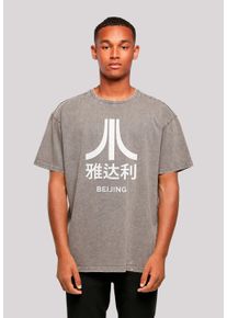 F4NT4STIC Herren T-Shirt "Atari Beijing Retro Arcade Games", grau, casual, Gr. L, Obermaterial: 100% Baumwolle, Shirts, Premium Qualität