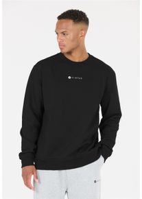 Virtus Herren Sweatshirt "Deran", schwarz, casual, Gr. XL, bedruckt, 45% Polyester, 35% Baumwolle, 20% Polyester, Sweatshirts, Mit weichem Tragegefühl
