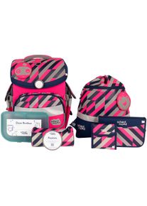 School-Mood Kinder Schulranzen "Timeless, Yuna", pink, Polyester, gemustert, Rucksäcke, aus recyceltem Material
