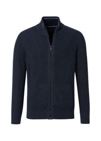 Casamoda Herren Strickjacke "Casamoda Strickjacke uni", blau, Gr. L, 60% Baumwolle, 40% Polyacryl, Strickjacken