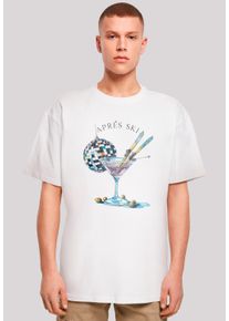 F4NT4STIC Herren T-Shirt "Après Ski Martini Winter Sport", weiß, casual, Gr. XXL, Obermaterial: 100% Baumwolle, Shirts, Premium Qualität