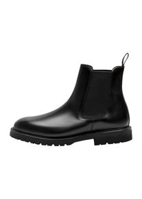Henry Stevens Herren Chelseaboots "Jones CB3", Gr. 42, schwarz, Leder, klassisch, Schuhe
