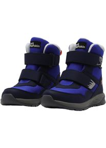 Jack Wolfskin Damen Winterboots "POLAR BEAR-B TEXAPORE MID VC K", Gr. 28, blau, Synthetik, Textil, sportlich, Schuhe, Snowboots, Winterstiefel,