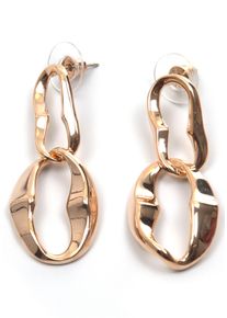 Firetti Damen Paar Ohrhänger "Ohrschmuck Gliederkette", Metall, gold, Metall, Ohrringe