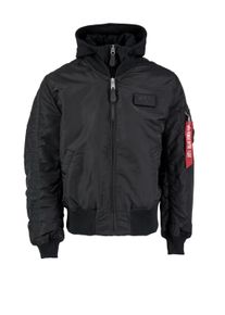 Herren Bomberjacke "Alpha Industries Men - Bomber Jackets", schwarz, Gr. L, Alpha Industries, Obermaterial: 100% Nylon, Futter: 100% Nylon, Kapuze: