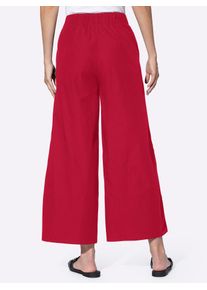 Heine Damen 7/8-Hose, rot, Gr. 42, unifarben, 100% Baumwolle, Hosen