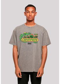 F4NT4STIC Herren T-Shirt "Centipede Atari Retro Gaming Art", grau, casual, Gr. XXL, Obermaterial: 100% Baumwolle, Shirts, Premium Qualität