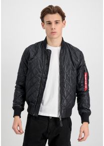 Herren Bomberjacke "Alpha Industries Men - Bomber Jackets", schwarz, Gr. XXL, Alpha Industries, Obermaterial/Futter/Füllung: 100% Polyester, Jacken