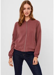 Véro Moda VERO MODA Damen Bomberjacke "VMCOCO L/S BOMBER", bunt, modisch, Gr. M, unifarben, Web, Obermaterial: 96% Polyester, 4% Elasthan, Jacken, in modisch