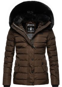 Navahoo Damen Steppjacke "Milianaa", braun, modisch, Gr. XS, Oberstoff: 100% Polyester, Futter: 100% Polyester, Wattierung: 100% Polyester,