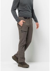 Jack Wolfskin Herren Softshellhose "HOLDSTEIG PANTS M", braun, Gr. 56, OBERSTOFF 90% POLYAMID, 10% ELASTHAN LINING 100% POLYESTER, Hosen