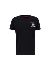 Herren T-Shirt "Alpha Industries Men - T-Shirts Flying Buzz Small Logo T", schwarz, Gr. XXXL, Alpha Industries, Obermaterial: 100% Baumwolle, Shirts