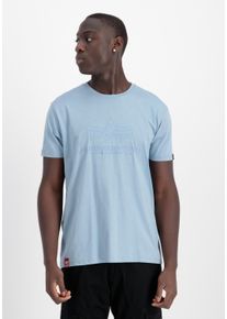 Herren T-Shirt "Alpha Industries Men - T-Shirts Basic T-Shirt Embroidery", bunt, Gr. M, Alpha Industries, Obermaterial: 100% Baumwolle, Shirts