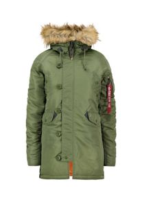 Damen Winterjacke "Alpha Industries Women - Cold Weather Jackets", grün, Gr. XS, Alpha Industries, Obermaterial: 100% Nylon, Futter: 100% Nylon,