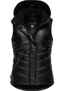 Ragwear Damen Steppweste "Hesty Bling", schwarz, modisch, Gr. S, Obermaterial: 100% Nylon, Innenfutter: 100% Polyester, Wattierung: 100% Polyester,