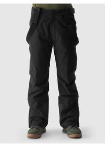 4F Herren Skihose "TROUSERS FNK", schwarz, sportlich, Gr. S, unifarben, Web, Obermaterial: 100% Polyester. Futter: 100% Polyester. Wattierung: 100%