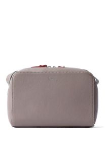 vargu Damen Umhängetasche "Estem 1", grau, Leder, Taschen, LGW zertifiziertes Leder