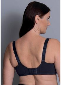 Rosa Faia Damen Bügel-BH "Selma", Gr. 75, schwarz, Stoff, Obermaterial: 84% Polyamid, 16% Elasthan, unifarben, leicht transparent, bestickt, feminin,