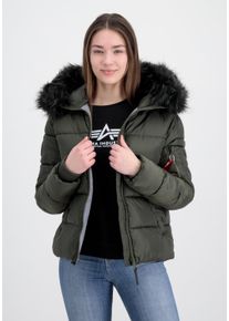 Damen Winterjacke "Alpha Industries Women - Cold Weather Jackets", grün, Gr. XS, Alpha Industries, Obermaterial: 100% Polyester, Futter: 100%