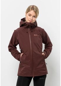 Jack Wolfskin Damen Funktionsjacke "CYROX 3L JKT W", braun, Gr. M, OBERSTOFF 100% POLYAMID, Jacken