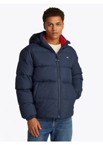 Tommy Jeans Herren Steppjacke "TJM ESSENTIAL DOWN JACKET EXT", blau, casual, Gr. XXL, Web, Obermaterial: 100% Polyester, Jacken