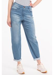 Recover Pants Damen 5-Pocket-Jeans "Amira", blau, casual, Gr. 48, unifarben, 97% Baumwolle;3% Elasthan, Jeans, in lässiger Passform