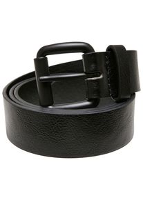 Urban Classics Damen Hüftgürtel "Urban Classics Unisex Synthetic Leather Thorn Buckle Casual Belt", schwarz, Gr. S, 100% Polyester, Gürtel