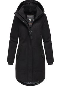 Ragwear Damen Wintermantel "Jannisa Coat", schwarz, klassisch, Gr. 5XL, Obermaterial: 100% Polyester, Innenfutter: 100% Polyester, Wattierung: 100%