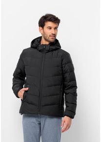 Jack Wolfskin Herren Daunenjacke "COLONIUS JKT M", schwarz, Gr. S, OBERSTOFF 100% POLYESTER FUTTER 100% POLYESTER 1. FÜLLUNG 90% ENTENDAUNEN, 10%