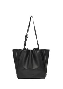 Damen Shopper "Shopper M LOU 2 3D LEATHER", Liebeskind Berlin, schwarz, Leder, Taschen