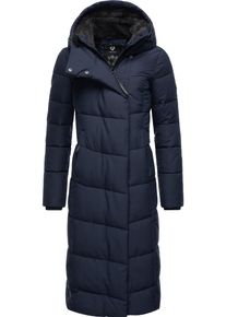 Ragwear Damen Wintermantel "Pavla Long", blau, modisch, Gr. S, Außenmaterial: 100% Polyester, Innenfutter: 100% Polyester, Wattierung: 100%