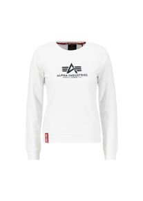 Damen Sweater "Alpha Industries Women - Sweatshirts New Basic Sweater Women", weiß, Gr. XS, Alpha Industries, Obermaterial: 80% Baumwolle, 20%