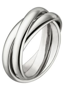 Jobo Damen Fingerring "Wickelring", 62, Silber 925 (Sterlingsilber), silber, Silber 925 (Sterlingsilber), Fingerringe, verschlungen 925 Silber