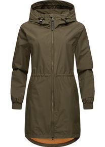Ragwear Damen Kurzmantel "Bronja II", grün, casual, Gr. S, Außenmaterial: 100% Polyester, Innenfutter: 100% Polyester, Mäntel, Wasserdichter