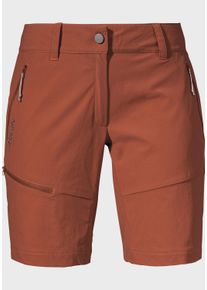 Schöffel SCHÖFFEL Damen Shorts "Shorts Toblach2", rot, sportlich, Gr. 44, Oberstoff: 89% Nylon, 11% Elasthan, Hosen