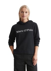 Marc O'Polo MARC O'POLO Damen Hoodie, blau, casual, Gr. XS, angeraute Sweatware, Obermaterial: 100% Baumwolle, Sweatshirts, auf der Brust ist eine farblich