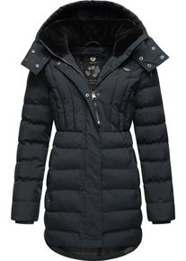 Ragwear Damen Kurzmantel "Ashanta", schwarz, modisch, Gr. M, Außenmaterial: 100% Polyester, Innenfutter: 100% Polyester, Wattierung: 100% Polyester,