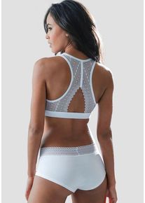 s.Oliver Bustier weiß Gr. 32/34 für Damen. Mit Spitze. Ohne Bügel. Nachhaltig.
