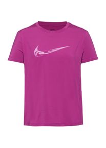 Nike One Swoosh Funktionsshirt Damen - rosa - Gr. XS - Polyester/Elastan