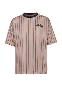 New Era Oversize Shirt Herren - beige - Gr. L - Baumwolle