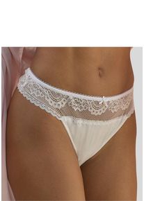 Lascana High-Waist-String beige Gr. 32/34 für Damen. Figurbetont